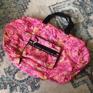 Collapsible Weekend travel duffle bag